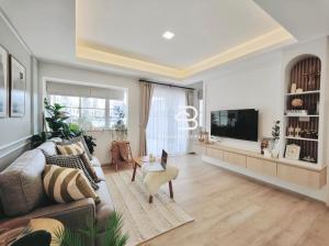 ให้เช่าทาวน์เฮ้าส์/ทาวน์โฮม : Indy Ram2 Townhome for rent & sale near Mega Bangna