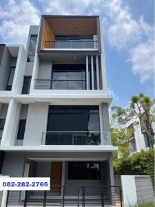 For SaleTownhousePattanakan, Srinakarin : Corner house 26.8 sq.w. 3 bedrooms 4 bathrooms, 3.5-storey townhouse, Nirvana DEFINE Srinakarin-Rama 9