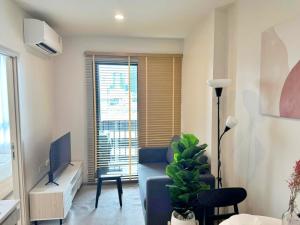 For RentCondoLadprao, Central Ladprao : For rent Nue Noble Ratchada-Ladprao, closed with MRT Ladprao, new room 27 sqm. 1 bed, south facing, fully furnished with washing machine