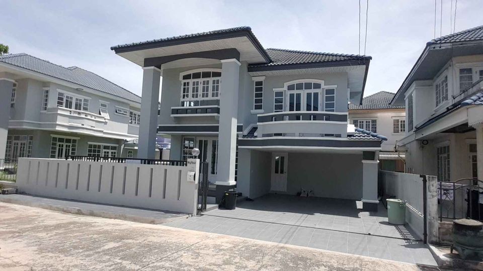 For RentHouseNonthaburi, Bang Yai, Bangbuathong : 2-storey detached house, beautifully decorated, for rent in Nonthaburi-Sai Ma area, near Boonthavorn Design Village, Ratchaphruek, only 2.4 km.