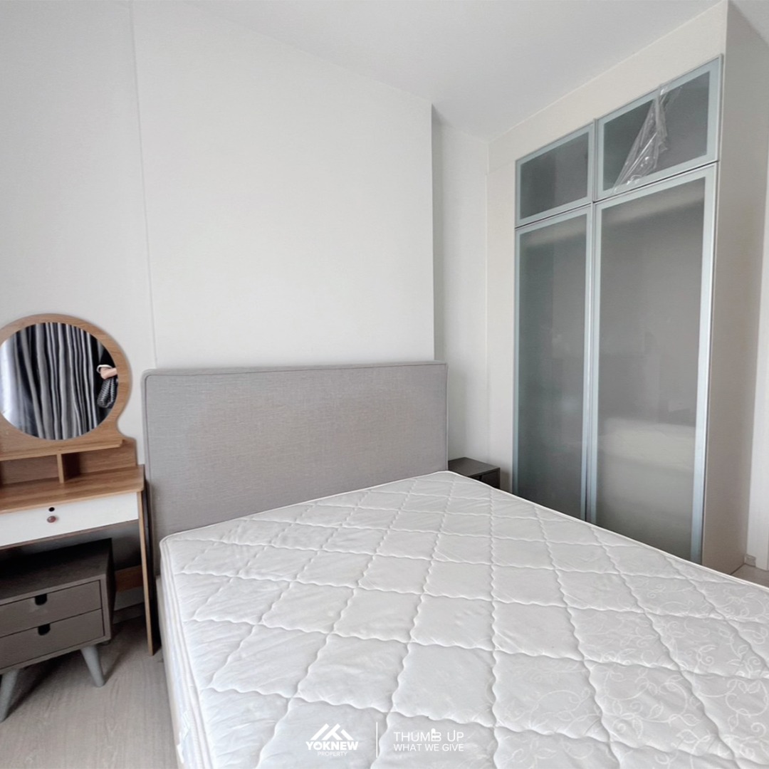 For SaleCondoRatchadapisek, Huaikwang, Suttisan : 🛋️ Want to live in a cool condo, look here! Chapter One Eco, modern style, fully furnished, complete electrical appliances, ready to move in, no need to decorate more 💡✨