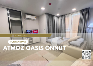 For RentCondoOnnut, Udomsuk : For rent ✨ Atmoz Oasis Onnut ✨ near MRT Srinakarin, complete with furniture and appliances