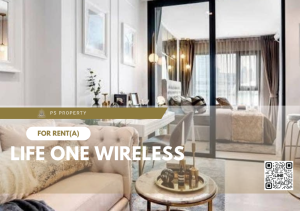 For RentCondoWitthayu, Chidlom, Langsuan, Ploenchit : For rent ✨ Life One Wireless ✨ complete furniture and electrical appliances, near BTS Ploenchit.