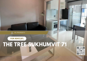 For RentCondoRama9, Petchburi, RCA : For rent 🔥 The Tree Sukhumvit 71 🔥 complete furniture and electrical appliances, near Airport Link Ramkhamhaeng.