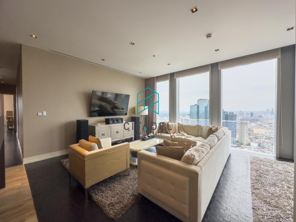 ให้เช่าคอนโดสาทร นราธิวาส : The Ritz-Carlton Residences -  Exclusive 3 Beds Condo for Rent!