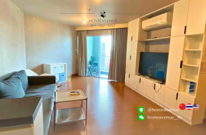 For RentCondoRama9, Petchburi, RCA : ✅HA-4227《Belle Grand Rama 9》 Convenient transportation, next to MRT Sutthisan, fully furnished, ready to move in (best price)🔥🔥