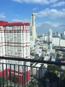 For RentCondoRatchathewi,Phayathai : for rent condo villa Rachatewi hight floor fully furnished (S15-37859)