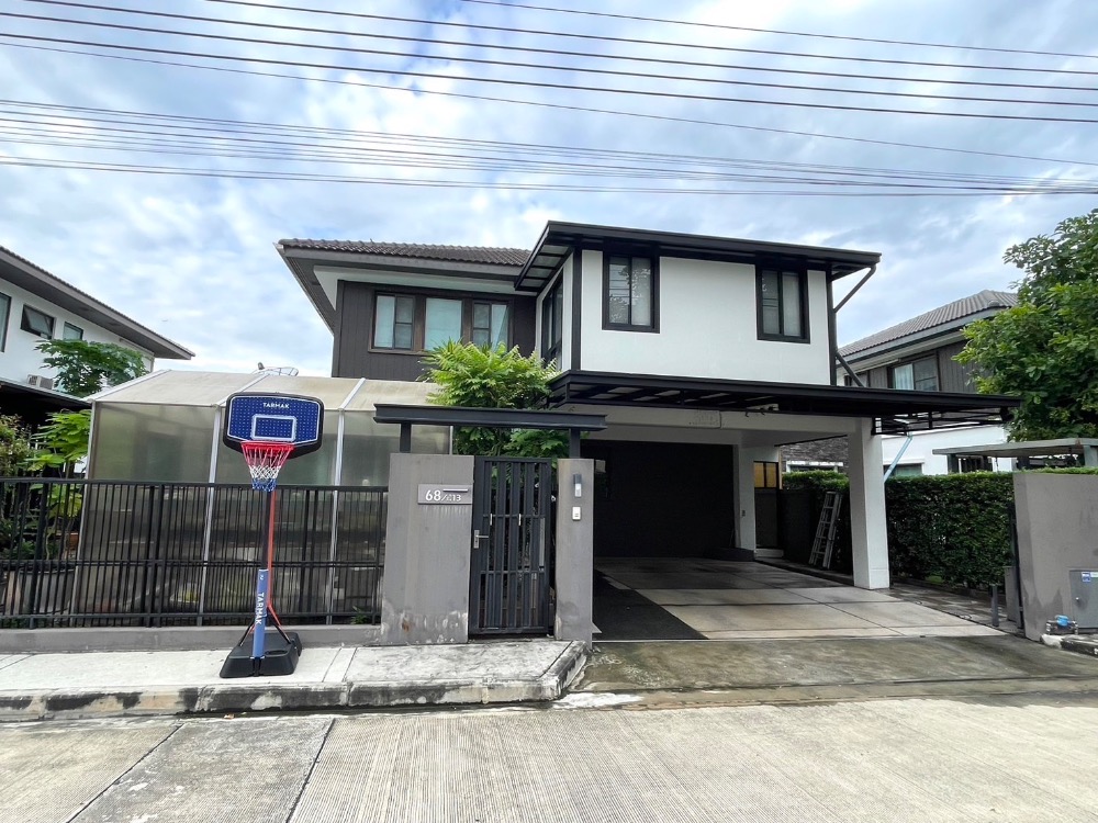 For SaleHouseBangna, Bearing, Lasalle : House for sale Manthana Mega Bangna Km.7 Soi. Ratchawinit Bangkaew