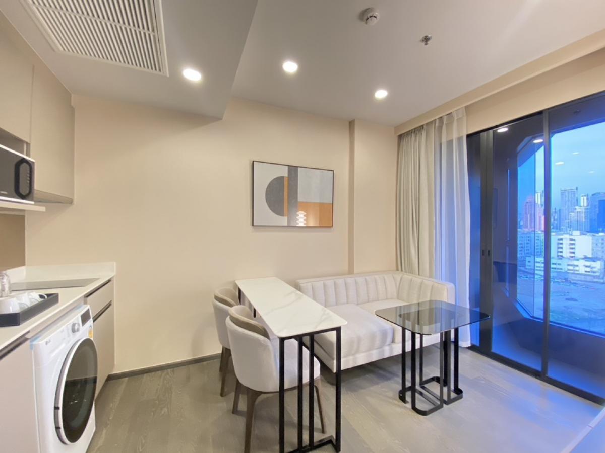 For RentCondoKhlongtoei, Kluaynamthai : 1Bed, double glass, east view, Phra Wang Plai Noen, with 5 electrical appliances and Dusit maid for the duration of the contract.