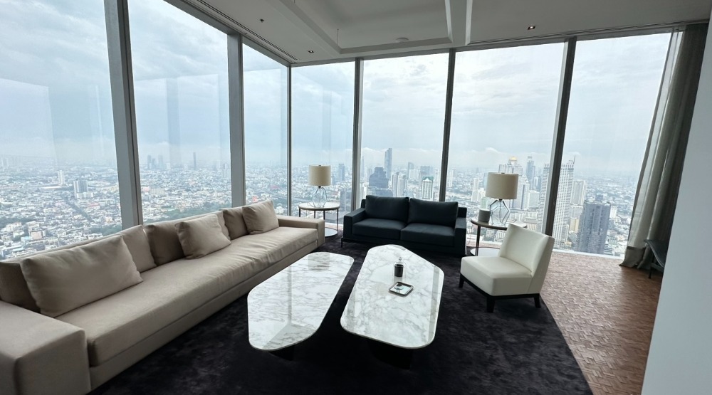 ขายคอนโดสาทร นราธิวาส : Rare items ! ขาย Penthouse The Ritz Carlton residence  481.02 sqm. 4bedroom (also exercise and theatre room ,maid room)