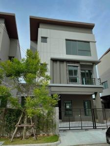 For SaleHouseMin Buri, Romklao : AHT407 for sale, single house, twin house, 3 floors, Srinakarin area, Romklao, in the project Baan Klang Muang THE EDITION RAMA 9 - Krungthep kreetha“