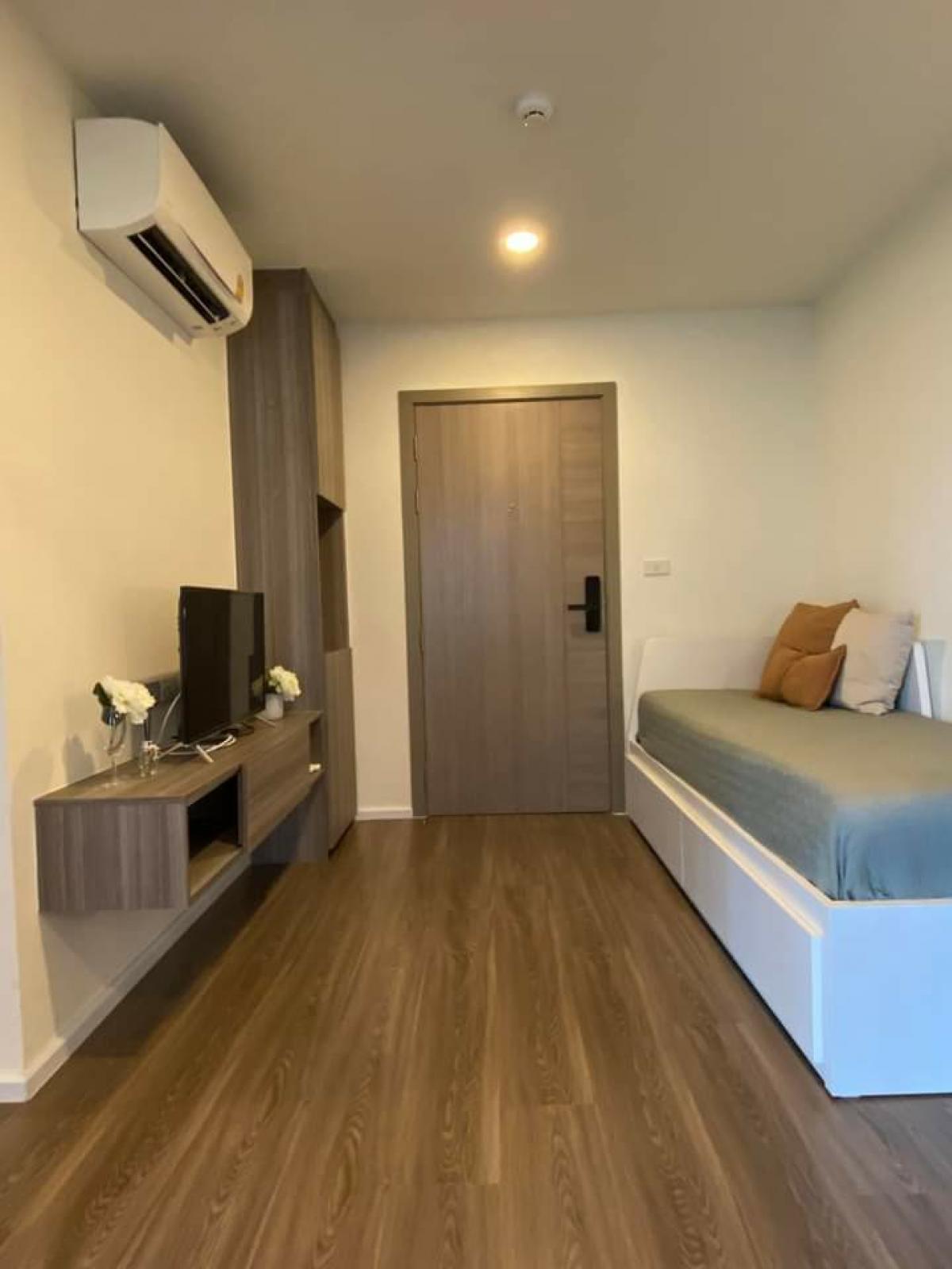 For RentCondoNawamin, Ramindra : ❤ Vacant room 1 bed plus Condo for rent The Origin Ram Intra 83 🚅 Pink Line electric train 60 meters, ready to move in