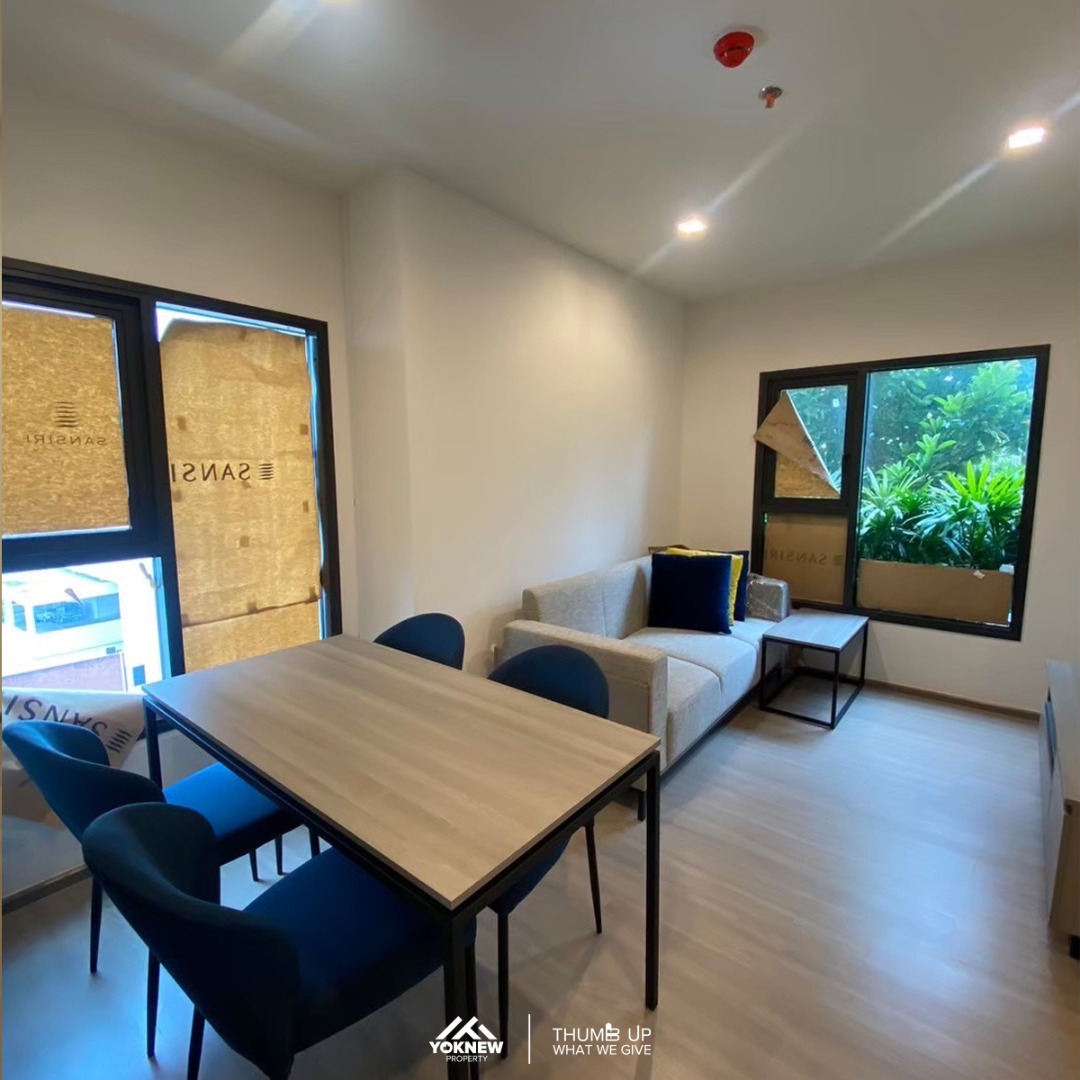 For SaleCondoRatchadapisek, Huaikwang, Suttisan : THE BASE Phetchaburi - Thonglor 🌆 The last room has been reduced by 1 million! Fully furnished, with luxurious furniture, ready to move in immediately 🏙️🛋️