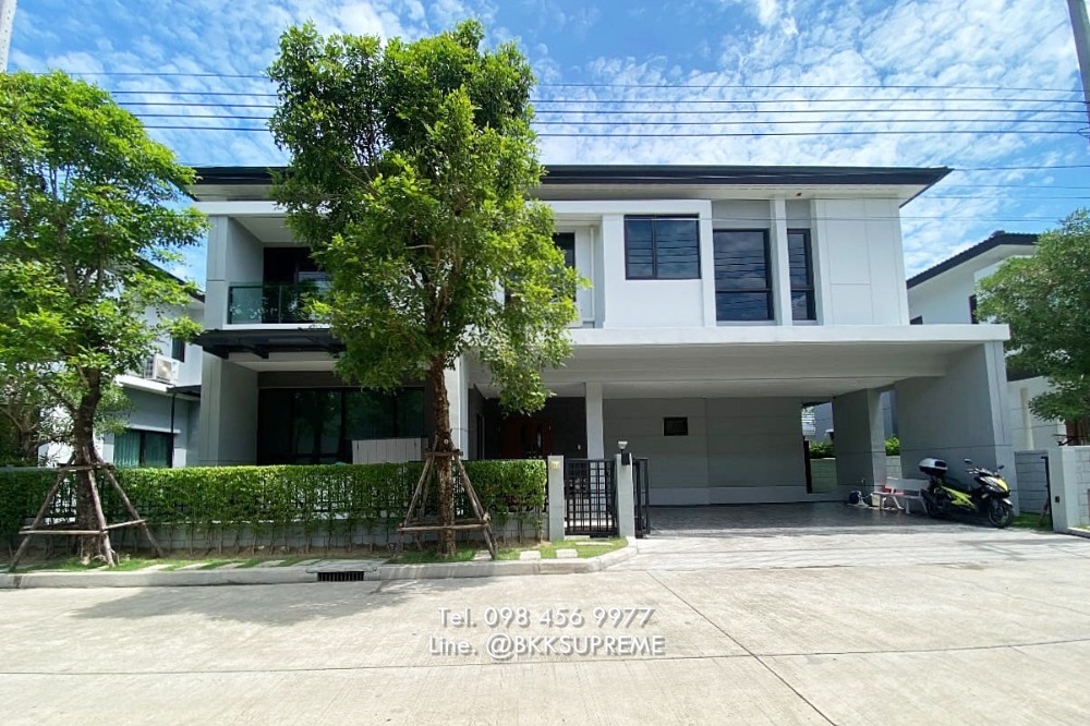 For SaleHousePattanakan, Srinakarin : (For sale) ** THE CITY The City Rama 9 - Krungthep Kreetha, 2-storey detached house on Kanchanaphisek parallel road