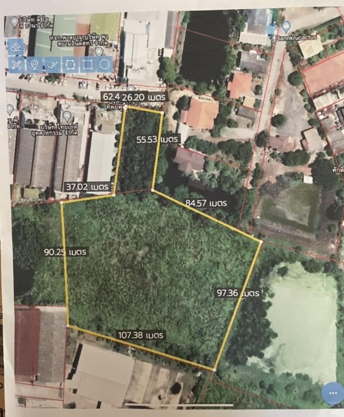 For SaleLandMahachai Samut Sakhon : ❤️❤️Land for sale next to the Golden Factory project, Bang Nam Chuet Subdistrict, Mueang District, Samut Sakhon Province. Interested, Line Tel. 0859114585 ❤️ Beautiful, 2 title deeds, total area 9 rai, reduced from 7.5 million per rai to 6.99 million per 