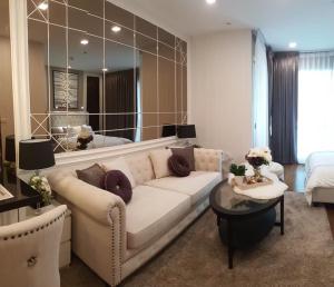 For RentCondoWitthayu, Chidlom, Langsuan, Ploenchit : 👑 The Address Chidlom 👑 Studio room, 42 sq.m., 18th floor, luxuriously decorated, fully furnished, ready to move in