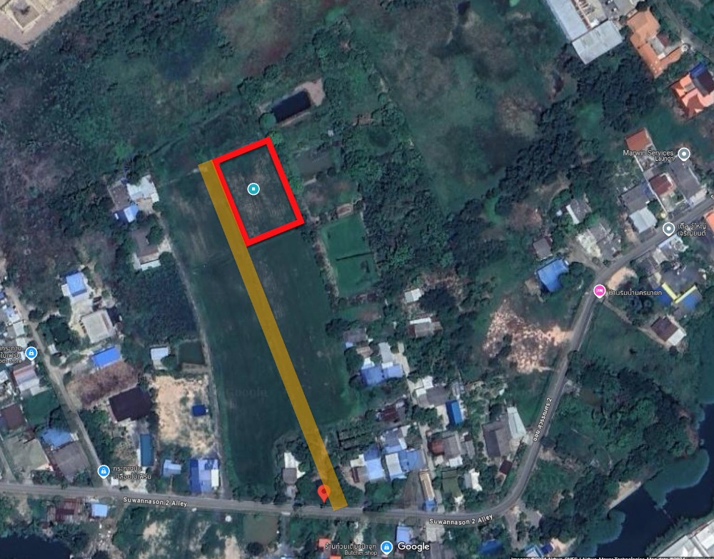 For SaleLandNakhon Nayok : Urgent sale, land in the heart of Nakhon Nayok city, title deed with red Garuda deed