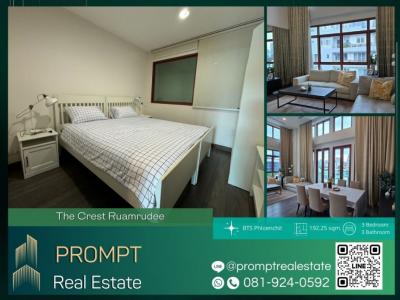 For RentCondoWitthayu, Chidlom, Langsuan, Ploenchit : ST12703 - The Crest Ruamrudee - BTS Phloenchit