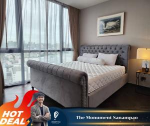 For RentCondoAri,Anusaowaree : For rent 🔥 The Monument Sanampao 🔥 Beautiful room, fully furnished, ready to move in // For more information, contact LineID:@promptyou5