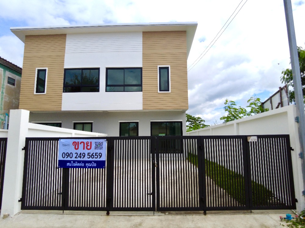 For SaleTownhouseSamut Prakan,Samrong : Townhome for sale, new, first hand, M Home, corner house, Soi Bang Pu 55 (Yua Sa), near Bang Pu Industrial Estate, Samut Prakan