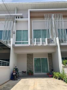 For RentTownhouseRattanathibet, Sanambinna : Townhouse for rent, The Metro Rattanathibet, garden view, near the Sai Ma BTS station, Phra Nang Klao