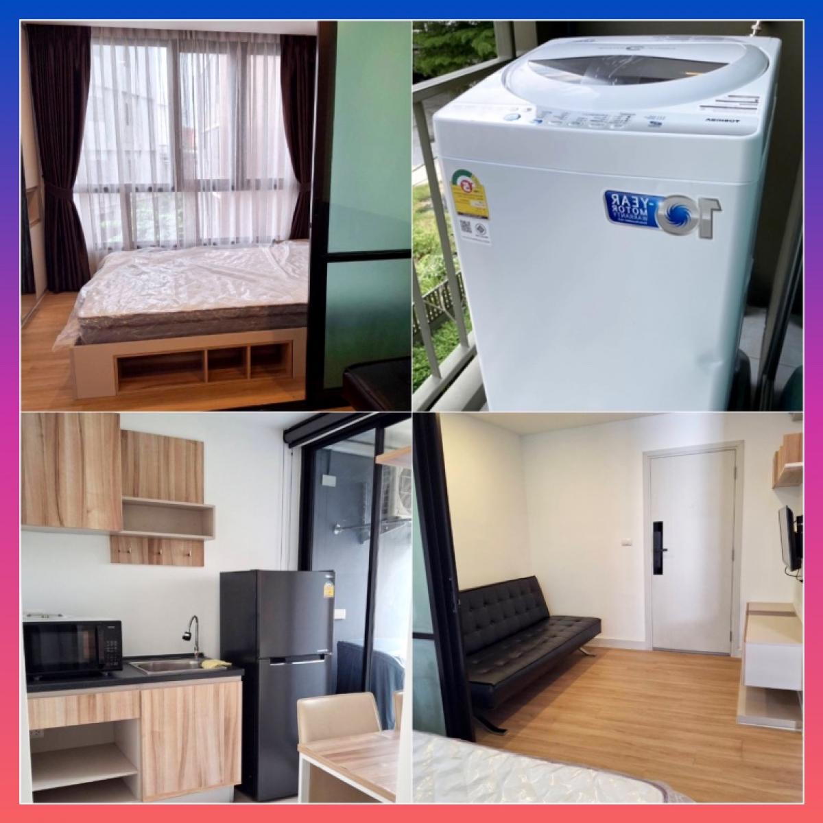 For RentCondoMin Buri, Romklao : The Cube The Cube Plus Minburi Condo for rent near Sinphaet MRT Minburi Ramintra Nawamin 9 Suwinthawong Sihaburanukit