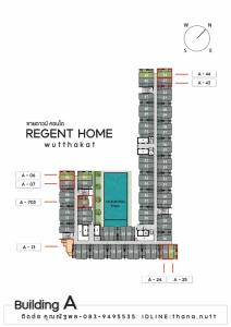 Sale DownCondoThaphra, Talat Phlu, Wutthakat : Condo for sale, Regent Home Wutthakat