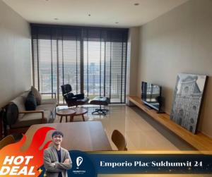 For RentCondoSukhumvit, Asoke, Thonglor : For rent 🔥 The Emporio Place 🔥 Fully furnished, high floor, ready to move in // For more information, contact LineID:@promptyou5