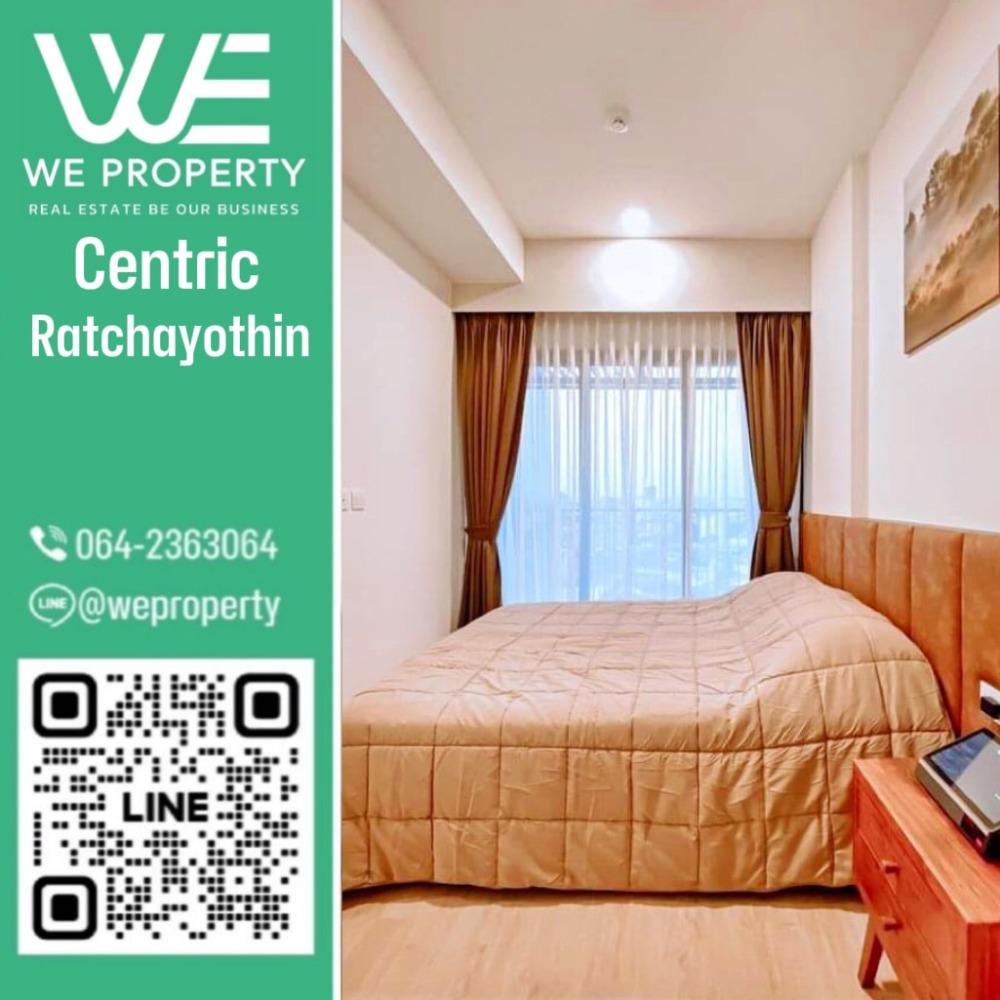 For SaleCondoKasetsart, Ratchayothin : North direction, fully furnished with electrical appliances, very good price⭐Centric Ratchayothin (Centric Ratchayothin)