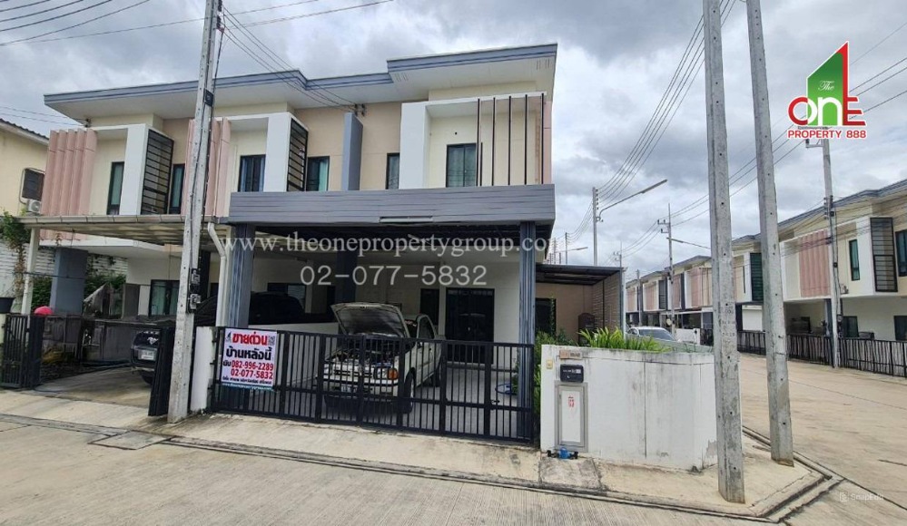 For SaleTownhouseHuahin, Prachuap Khiri Khan, Pran Buri : 2-storey townhouse (corner house), Lavalle Town 3 Village, Cha-am-Pranburi Bypass Road, Hin Lek Fai Subdistrict, Hua Hin District, Prachuap Khiri Khan Province