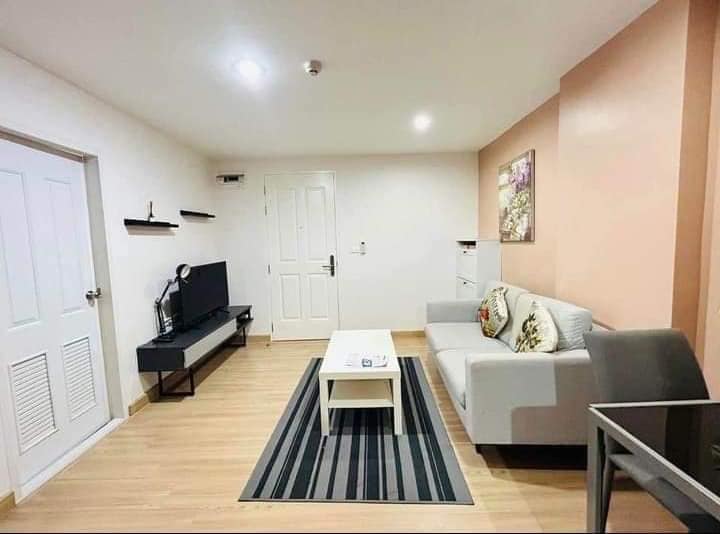 For RentCondoBangna, Bearing, Lasalle : Condo for rent: The Niche Mono Bangna (1 bedroom), 2nd floor, Building D, near BTS Bangna and Yellow Line, Sri Eiam Station on Bangna Road