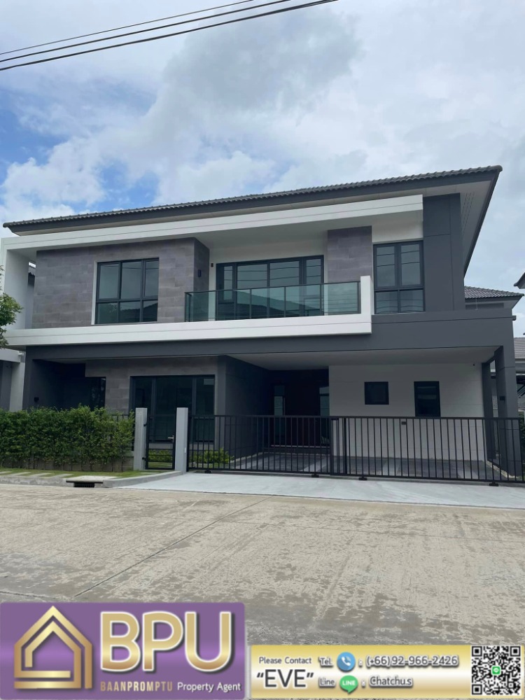 For RentHouseBangna, Bearing, Lasalle : **Pet Friendly 4 Bedrooms Single House for Rent** The City Bangna Near Mega Bangna New Project