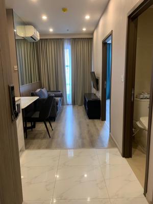 For RentCondoOnnut, Udomsuk : Ideo Mobi Sukhumvit 66 Room for Rent, 1 bedroom, 1 bathroom, area 35 sq m, price only 16,000 baht. Interested, call 061-4162636.