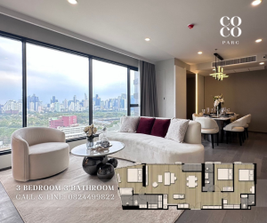 For RentCondoKhlongtoei, Kluaynamthai : Luxury condo in Rama4 road close MRT 0 m. / 3 Bedroom (109.56 Sq.m) with the special service from Dusit Thani (5-star hotel)