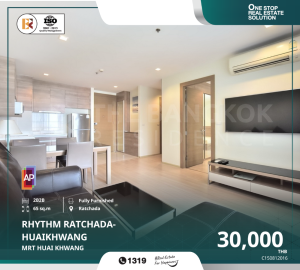 For RentCondoRatchadapisek, Huaikwang, Suttisan : RHYTHM Ratchada-Huaikhwang – Quality living in a prime location, near MRT Huai Khwang.