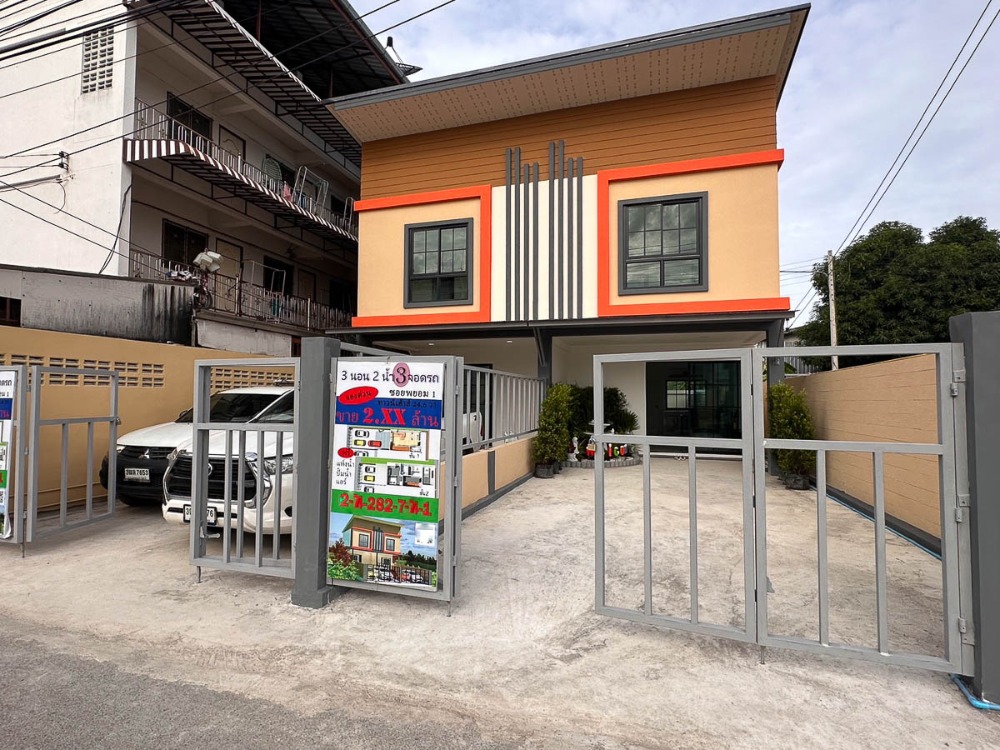 For SaleTownhousePathum Thani,Rangsit, Thammasat : EL24S-042 TownHouse for Sale Soi Phayom 1, 3 Bedroom 25 Sqw Newly Built Near Phaholyothin, Nawanakorn, Talad Thai, Thammasart, Rangsit, Wang Noi