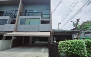 For RentTownhouseRama5, Ratchapruek, Bangkruai : Townhouse for rent, 3 floors, corner room, Baan Klang Muang, Ratchaphruek, near Central Westville