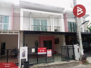 For SaleTownhouseLadkrabang, Suwannaphum Airport : Townhouse for sale, Pruksa Town Next Village, On Nut-Rama 9, Bangkok