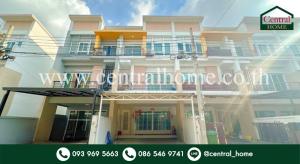 For SaleTownhouseKaset Nawamin,Ladplakao : 3-storey townhouse, Phanasiri Residence Village, Kaset-Nawamin