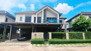 For SaleHouseChaengwatana, Muangthong : 🔥🔥 For sale cheap 9.2 million baht.️️ Bangkok Boulevard Chaengwattana 2 project #1 year old single house #New house #South 🔥