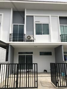 For RentTownhouseRathburana, Suksawat : For Rent, 2-storey townhouse for rent, Gusto House 2 project, Soi Suk Sawat 26, beautiful house, fully furnished, fully furnished, 4 air conditioners