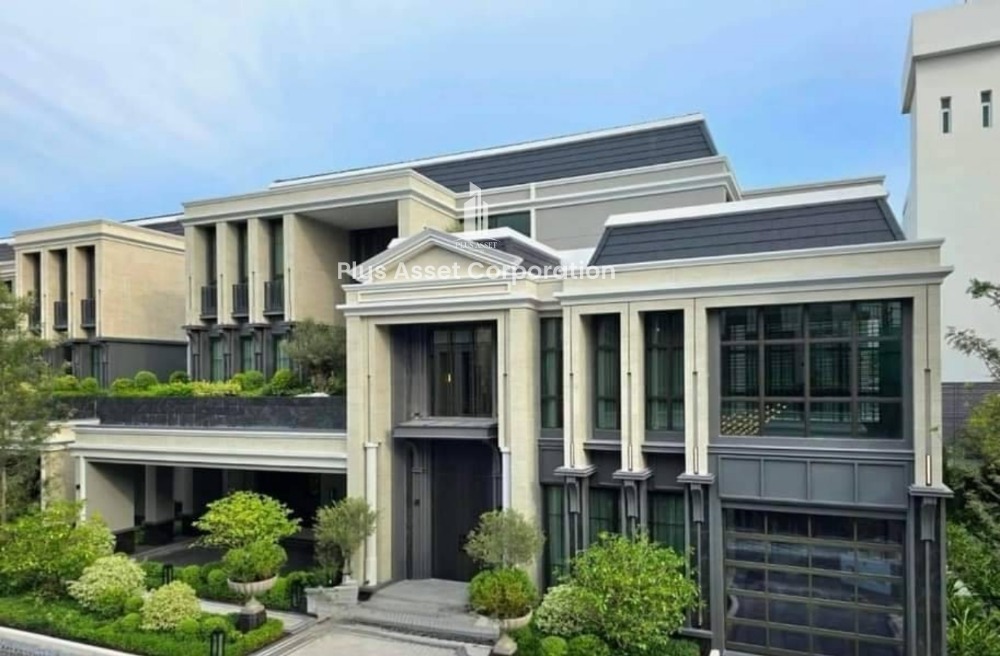 ขายบ้านพัฒนาการ ศรีนครินทร์ : Luxury 3-story mansions with private elevators in each home and a private pool 952 sq.m.87ล้าน