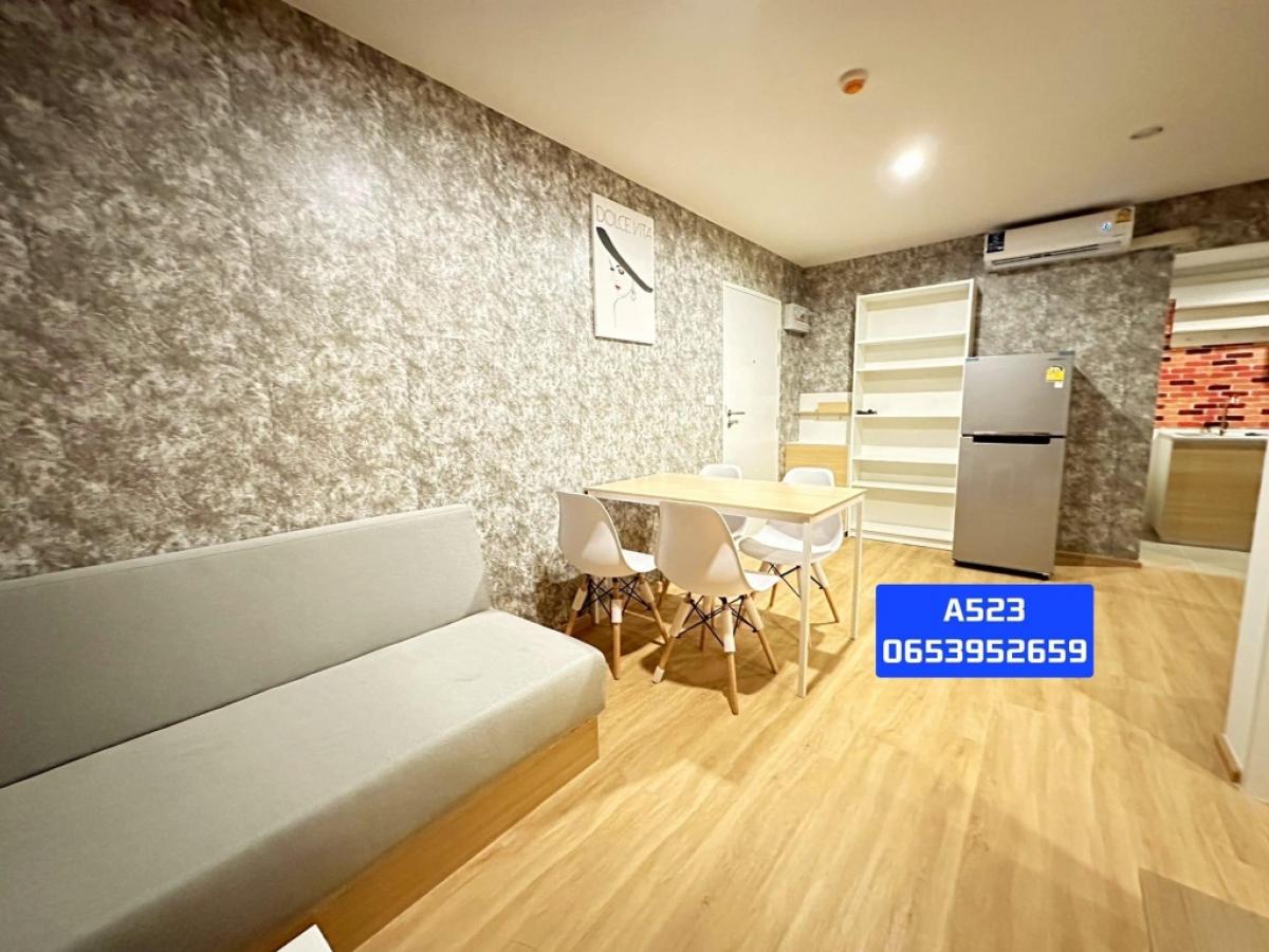 For RentCondoLadkrabang, Suwannaphum Airport : Condo for rent, Sena Kit, Lat Krabang, near King Mongkuts Institute of Technology Ladkrabang, 2 bedrooms, fully furnished