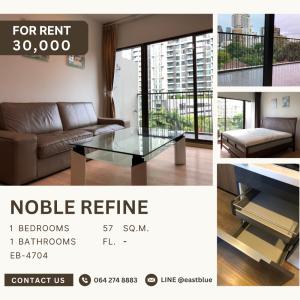 For RentCondoSukhumvit, Asoke, Thonglor : Noble Refine 1 Bed Large Balcony 30,000 per month