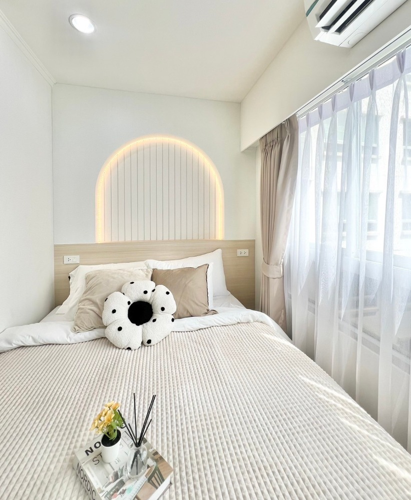 For SaleCondoRatchadapisek, Huaikwang, Suttisan : RB009 Special size room, 1 floor, only 1 room, completely renovated.