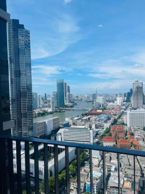 For RentCondoSathorn, Narathiwat : 🔥For rent Rhythm Charoenkrung Pavillion 🔥River view condo on the Icon Siam side, opposite Shrewsbury International Riverside Campus…………………………………