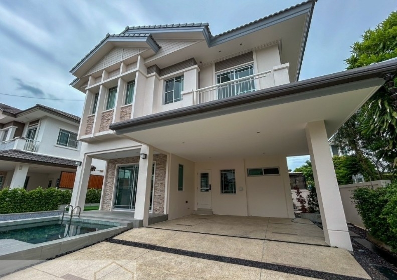 For SaleHouseSamut Prakan,Samrong : S-NTWS102 for sale, single house, Nantawan Village, Srinakarin, size 60 sq m., 2 floors, usable area 200 sq m., 3 bedrooms, 3 bathrooms, 9.89 million, 064-794-9636