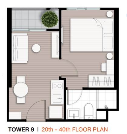 ขายคอนโดพระราม 9 เพชรบุรีตัดใหม่ RCA : ☄️ขายใบจอง☄️ Nue District R9 - 2BD, will complete next year [2025]