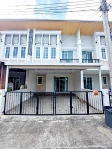 For SaleTownhouseNawamin, Ramindra : S-GTRK101 Townhouse for sale, Golden Town Ramintra - Khubon project, Khubon 27, 2 floors, size 21 sq m., usable area 130 sq m., 4 bedrooms, 3 bathrooms, 3.6 million, 063-759-1967