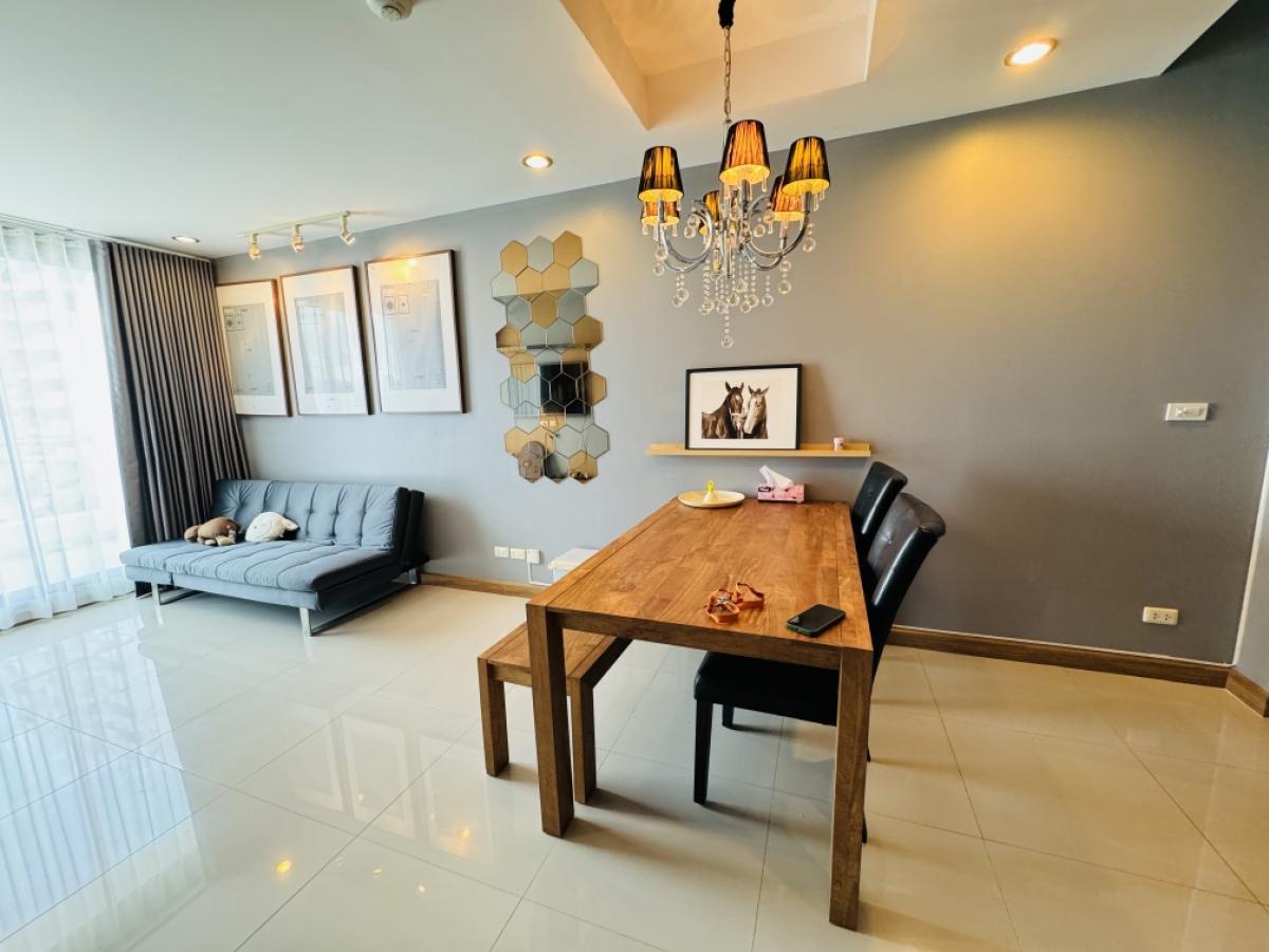 For RentCondoRama3 (Riverside),Satupadit : For rent, luxury condo on the Chao Phraya River, Supalai Casa Riva, 2 bedrooms, 2 bathrooms, wide balcony, on Rama 3 Road, near the BTS, convenient transportation